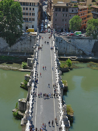 Luftaufnahme der Brücke Foto 