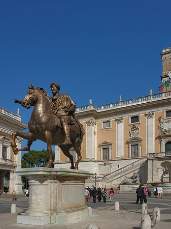 Marc Aurel Statue vor dem Kapitol - Latium (Rom) (Rom)