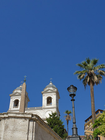 S. Trinita dei Monti mit Obelisk - Latium (Rom) (Rom)