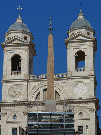 S. Trinita dei Monti mit Obelisk - Latium (Rom) (Rom)