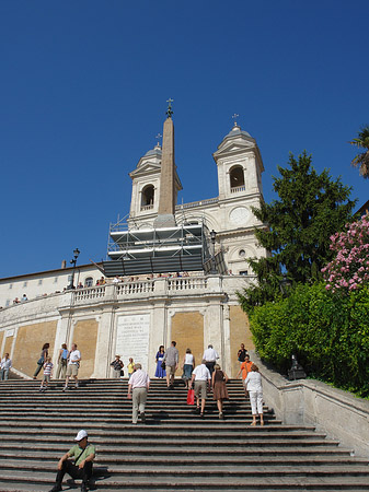 S. Trinita dei Monti mit Obelisk - Latium (Rom) (Rom)