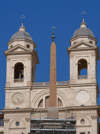 S. Trinita dei Monti mit Obelisk - Latium (Rom) (Rom)