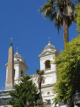 S. Trinita dei Monti mit Obelisk - Latium (Rom) (Rom)