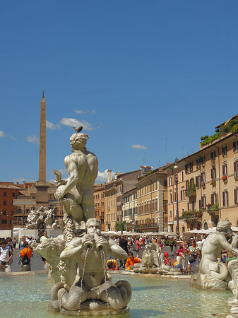 Neptun am Meeresbrunnen - Latium (Rom) (Rom)