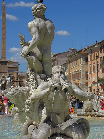 Neptun am Meeresbrunnen - Latium (Rom) (Rom)