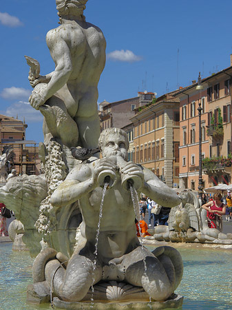 Neptun am Meeresbrunnen - Latium (Rom) (Rom)