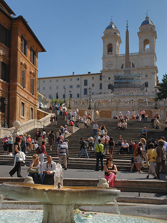 Kirche und Treppe - Latium (Rom) (Rom)