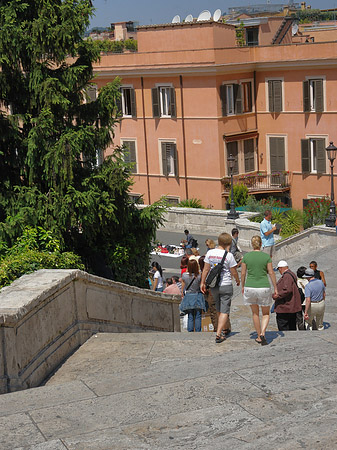 Fotos Menschen an der Treppe | Rom