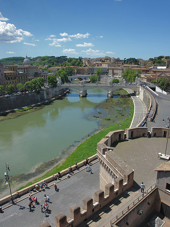 Tiber vor der Engelsburg - Latium (Rom) (Rom)