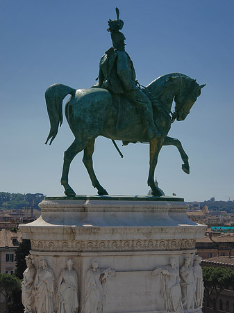 Foto Bronzestatue von Victor Emmanuel - Rom