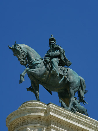 Bronzestatue von Victor Emmanuel - Latium (Rom) (Rom)