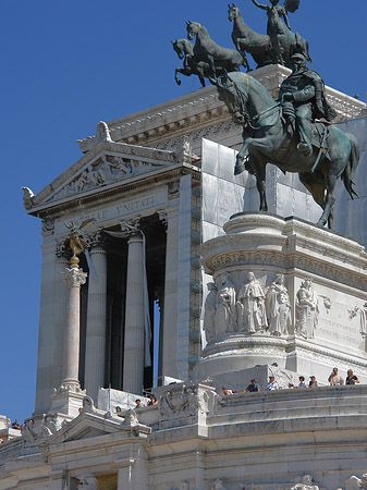 Bronzestatue von Victor Emmanuel - Latium (Rom) (Rom)