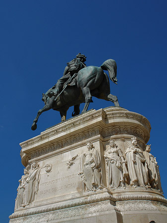 Foto Bronzestatue von Victor Emmanuel - Rom