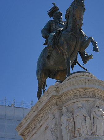 Bronzestatue von Victor Emmanuel - Latium (Rom) (Rom)