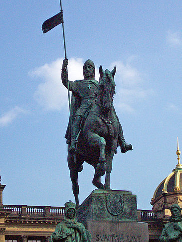 Karlsstatue - Nationalmuseum - Tschechische Republik (Prag)