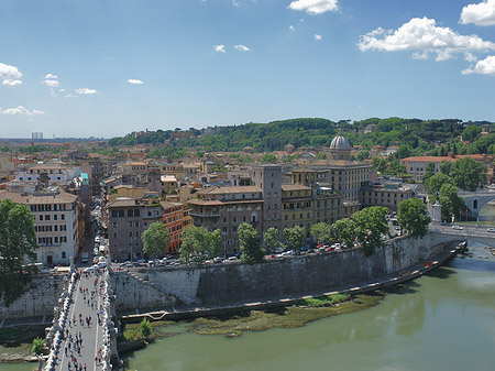 Luftaufnahme der Brücke - Latium (Rom) (Rom)