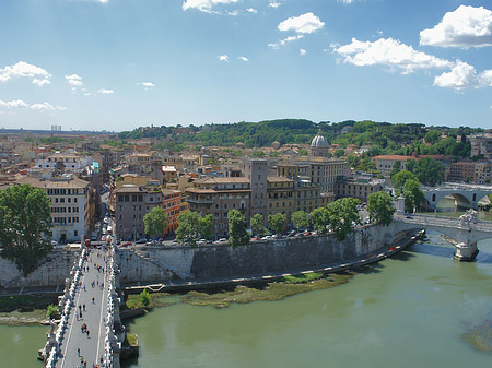 Luftaufnahme der Brücke - Latium (Rom) (Rom)