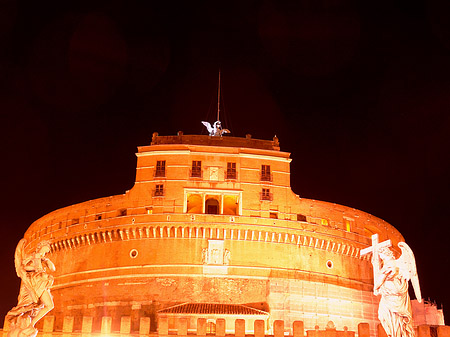 Engelsburg bei Nacht - Latium (Rom) (Rom)