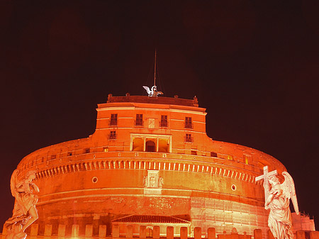 Engelsburg bei Nacht - Latium (Rom) (Rom)