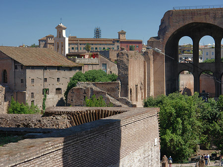 Blick auf das Forum Romanum - Latium (Rom) (Rom)