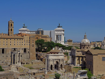 Blick auf das Forum Romanum - Latium (Rom) (Rom)