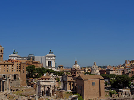 Blick auf das Forum Romanum - Latium (Rom) (Rom)