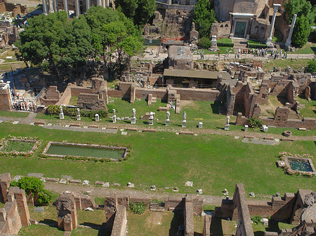 Blick auf das Forum Romanum - Latium (Rom) (Rom)