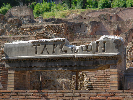 Steine im Forum Romanum - Latium (Rom) (Rom)