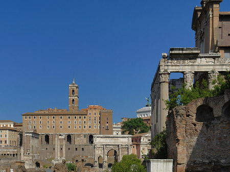 Tabularium mit dem Forum Romanum - Latium (Rom) (Rom)