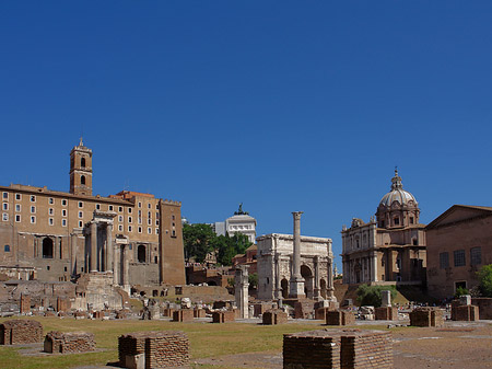 Tabularium mit dem Forum Romanum - Latium (Rom) (Rom)