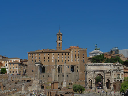 Tabularium mit dem Forum Romanum - Latium (Rom) (Rom)