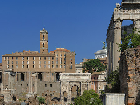 Tabularium mit dem Forum Romanum - Latium (Rom) (Rom)