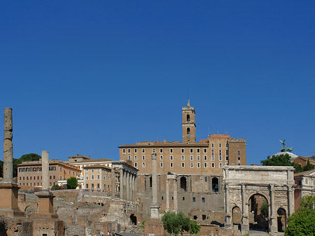 Tabularium mit dem Forum Romanum - Latium (Rom) (Rom)