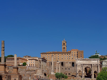 Tabularium mit dem Forum Romanum - Latium (Rom) (Rom)