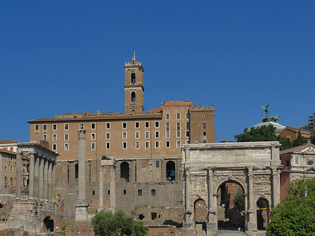 Tabularium mit dem Forum Romanum - Latium (Rom) (Rom)