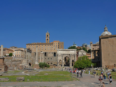 Tabularium mit dem Forum Romanum - Latium (Rom) (Rom)