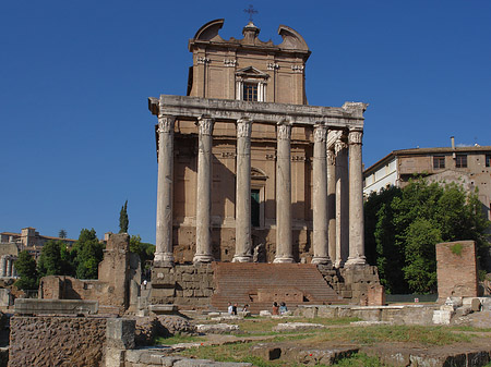 Tempel des Antoninus Pius und der Faustina Foto 