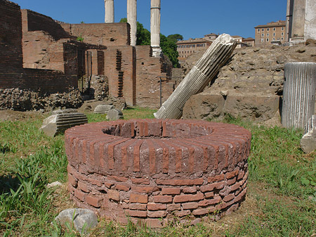 Brunnen am Vesta-Tempel - Latium (Rom) (Rom)