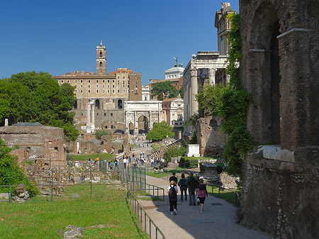 Weg ins Forum Romanum - Latium (Rom) (Rom)