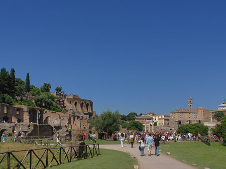 Weg ins Forum Romanum - Latium (Rom) (Rom)