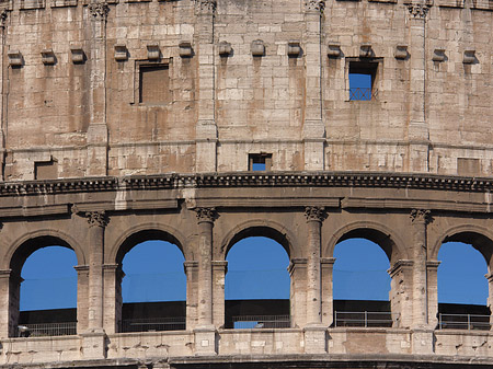 Fassade des Kolosseums - Latium (Rom) (Rom)