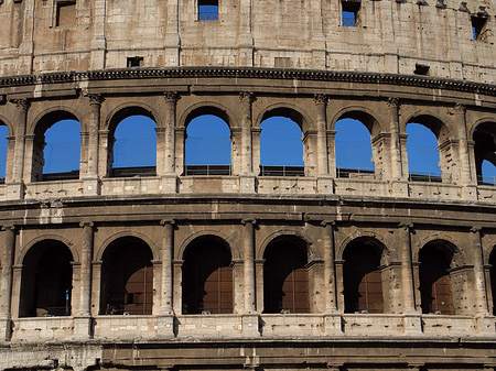 Fassade des Kolosseums - Latium (Rom) (Rom)