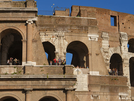 Fassade des Kolosseums - Latium (Rom) (Rom)