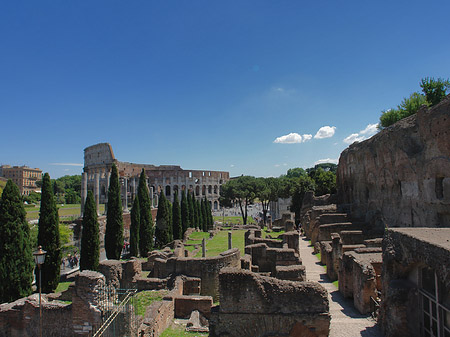 Kolosseum mit dem Forum Romanum - Latium (Rom) (Rom)