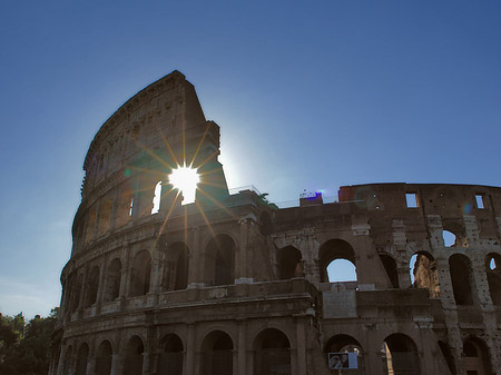 Kolosseum mit Sonne - Latium (Rom) (Rom)