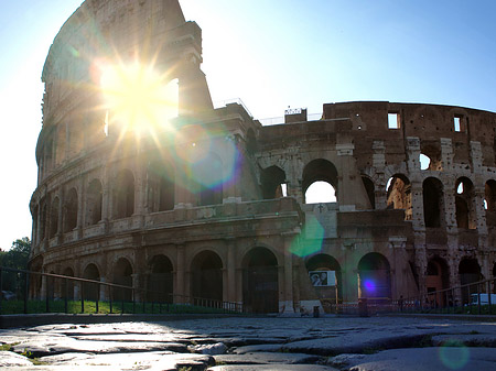 Kolosseum mit Sonne - Latium (Rom) (Rom)