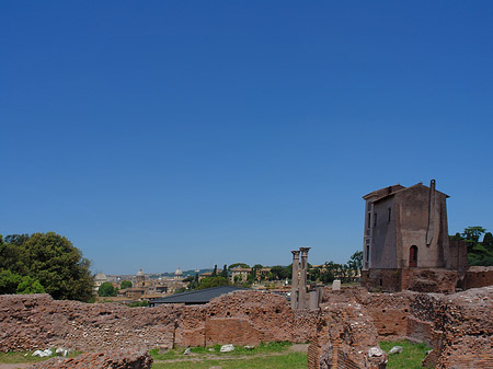 Foto Ruinen mit Apollo Tempel - Rom