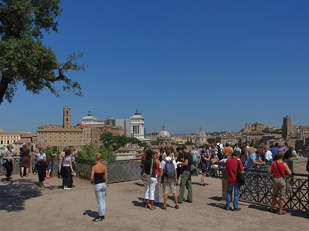 Foto Menschen am Forum Romanum - Rom