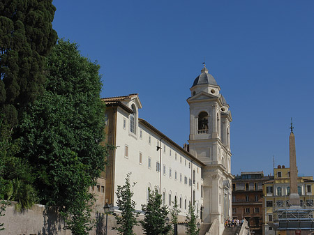 S. Trinita dei Monti mit Obelisk - Latium (Rom) (Rom)