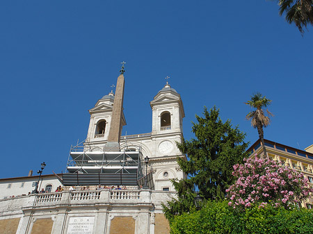 S. Trinita dei Monti mit Obelisk - Latium (Rom) (Rom)